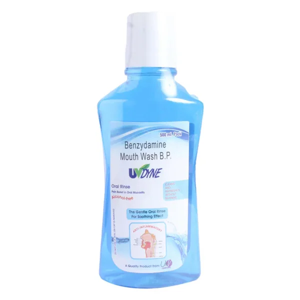 Uvdyne Mouthwash, 500 ml, Pack of 1