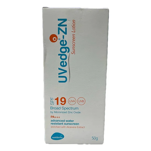 Uvedge ZN SPF19 Sunscreen Lotion 50 gm