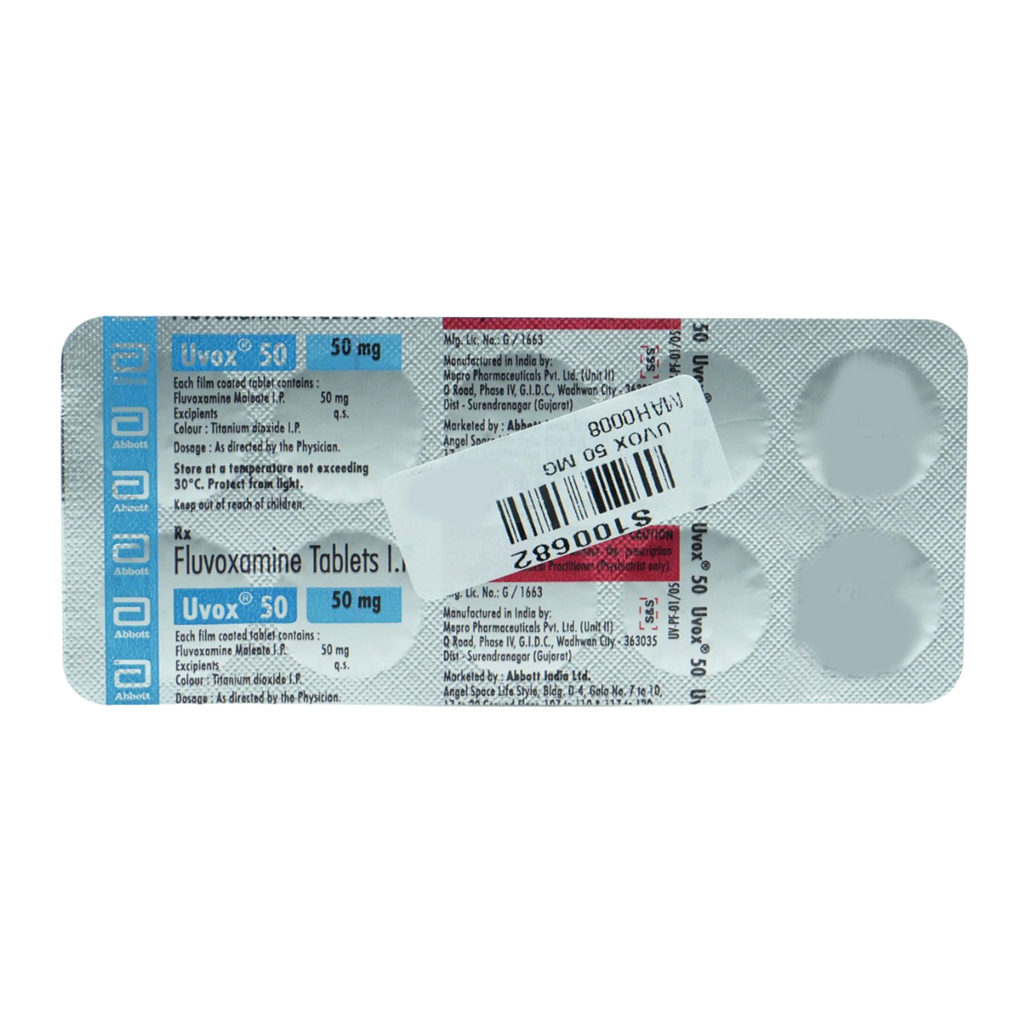 Uvox Tablet 10's, Pack of 10 TABLETS Uvox Tablet 10's, Pack of 10 TABLETS