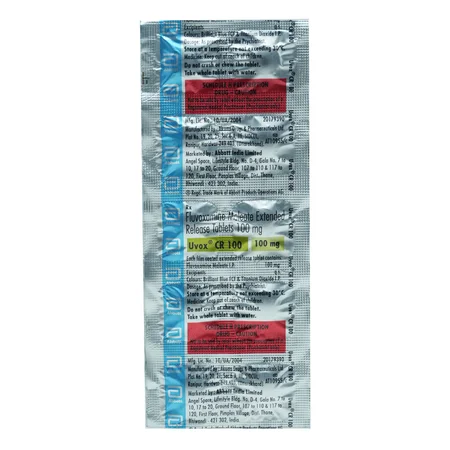 Uvox CR 100 mg Tablet 10's