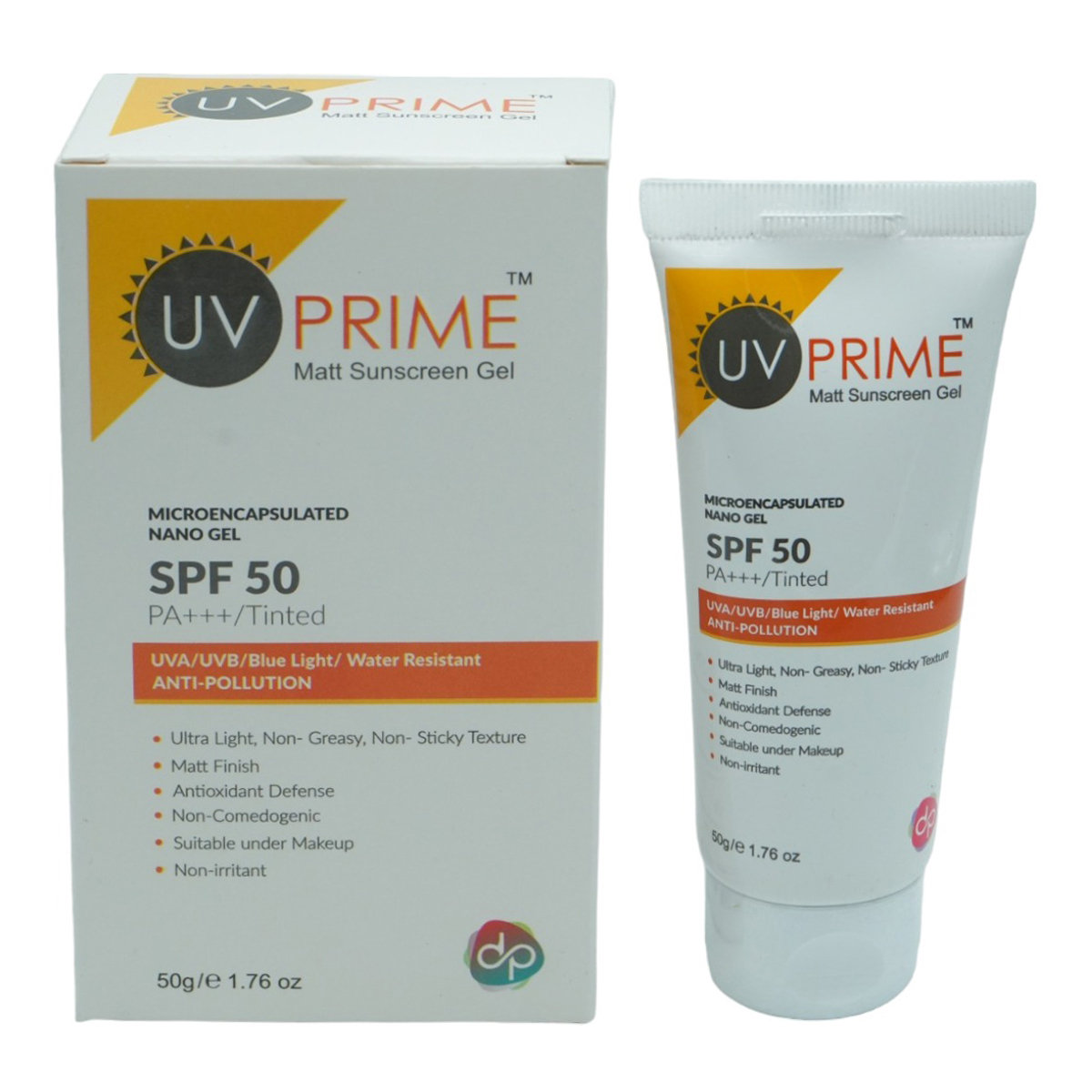 UV Prime SPF50 Matt Sunscreen Gel 50 gm, Pack of 1 UV Prime SPF50 Matt Sunscreen Gel 50 gm, Pack of 1
