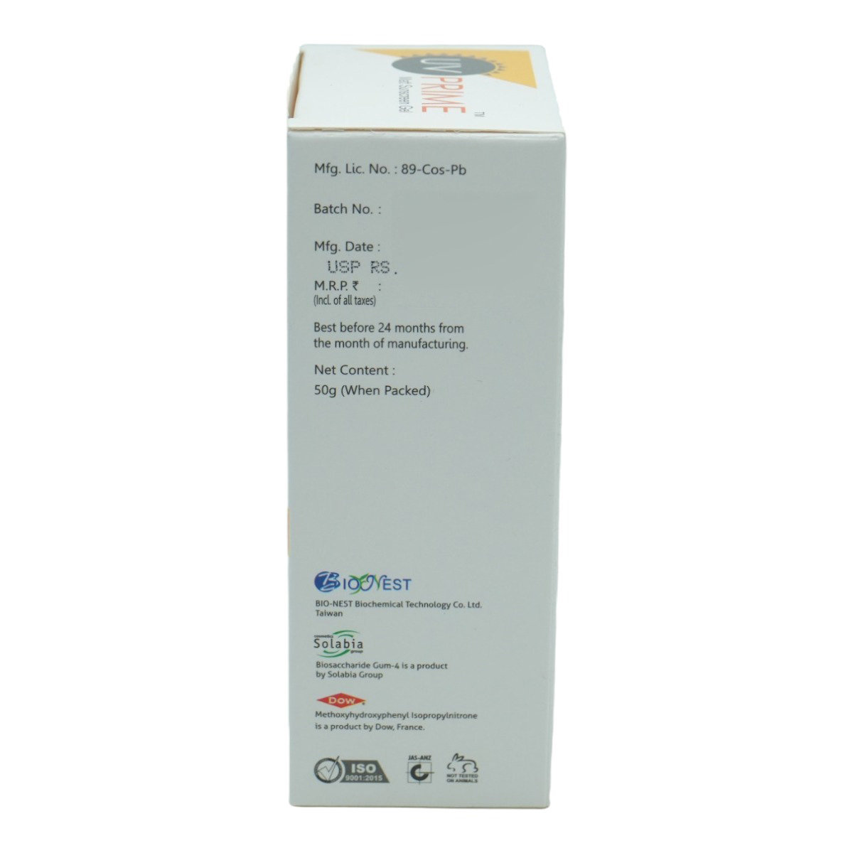 UV Prime SPF50 Matt Sunscreen Gel 50 gm, Pack of 1 UV Prime SPF50 Matt Sunscreen Gel 50 gm, Pack of 1