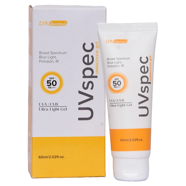 Uvspec Spf 50 Pa+++ Sunscreen Gel 60 ml