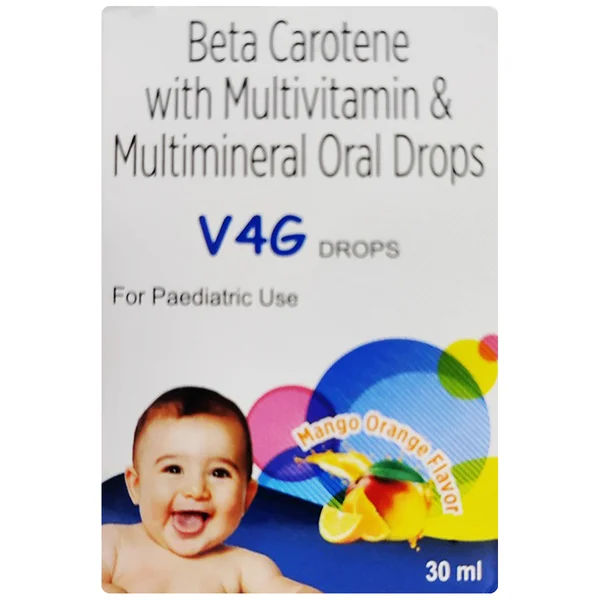 V4G Paediatric Mango Orange Flavour Oral Drops 30 ml
