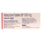 Valcivir 1000 Tablet 3's, Pack of 3 TABLETS