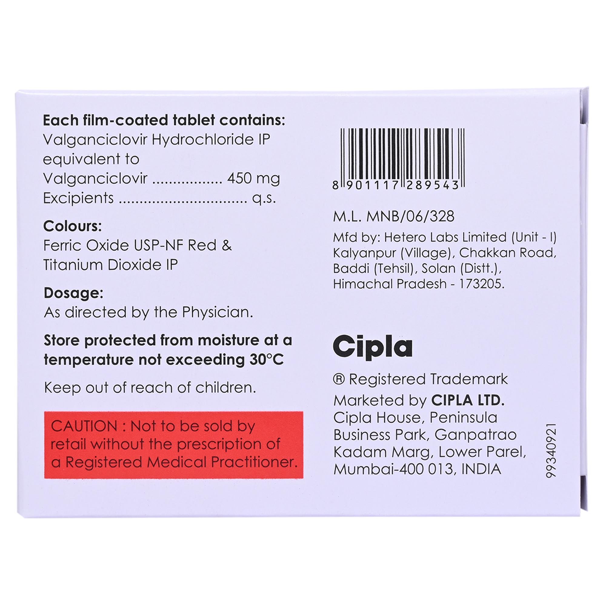 Valgan Tablet 4's, Pack of 4 TABLETS Valgan Tablet 4's, Pack of 4 TABLETS