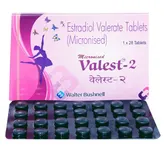 Valest-2 Tablet 28's, Pack of 28 TABLETS