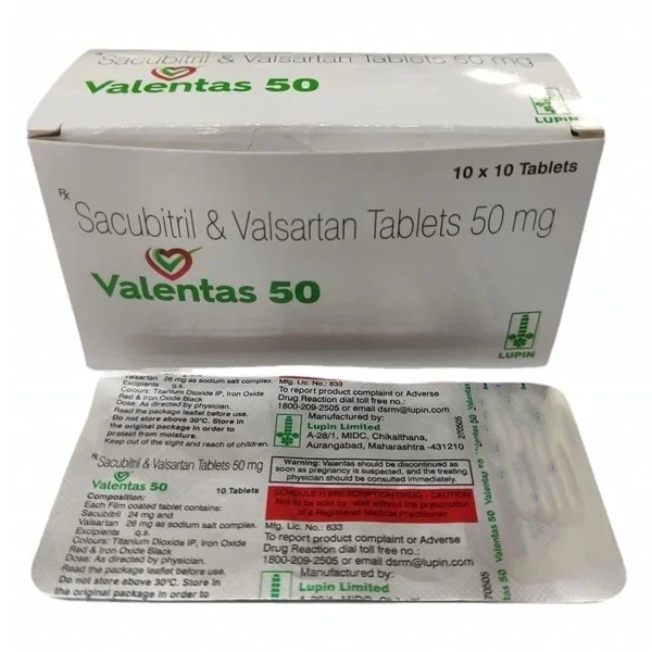 Valentas 50 Tablet 10's, Pack of 10