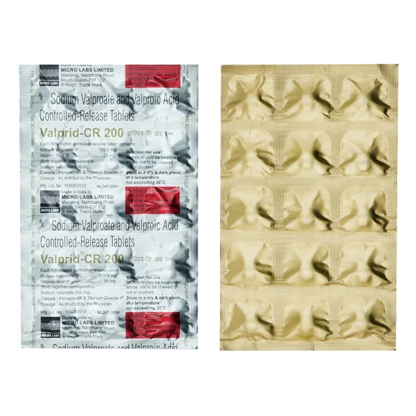Valprid-CR 200 Tablet 15's