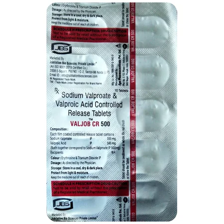 Valjob CR 500 Tablet 10's