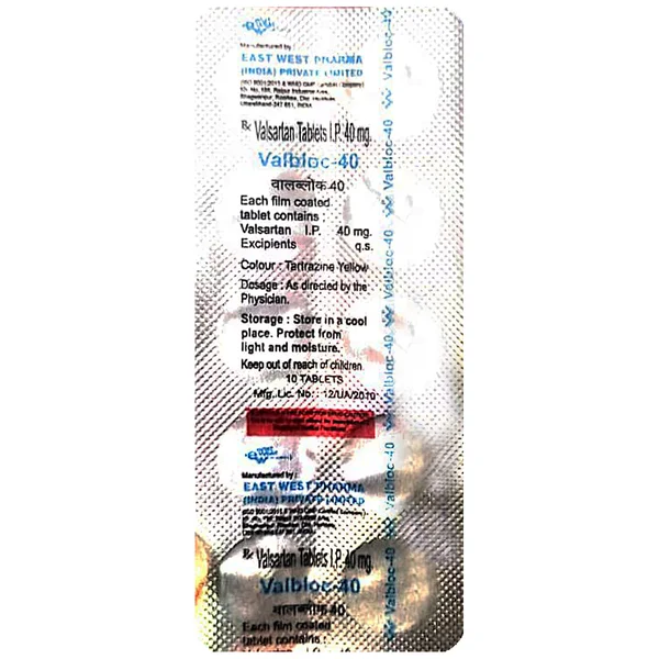 Valbloc-40 Tablet 10's