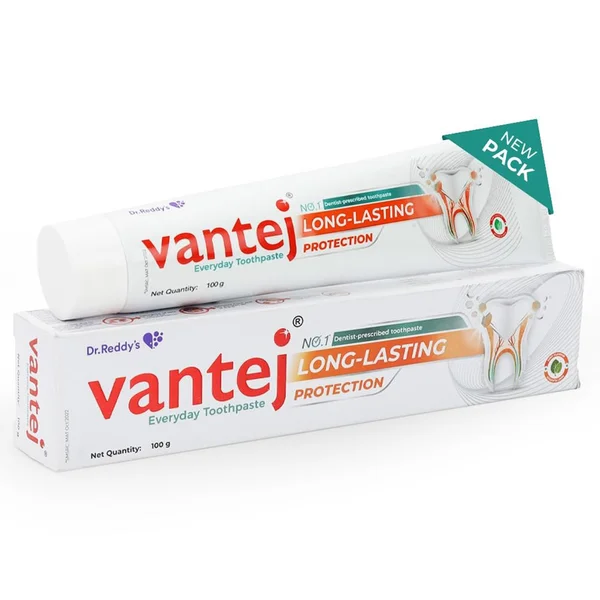 Vantej Long-Lasting Protection Toothpaste, 100 gm, Pack of 1
