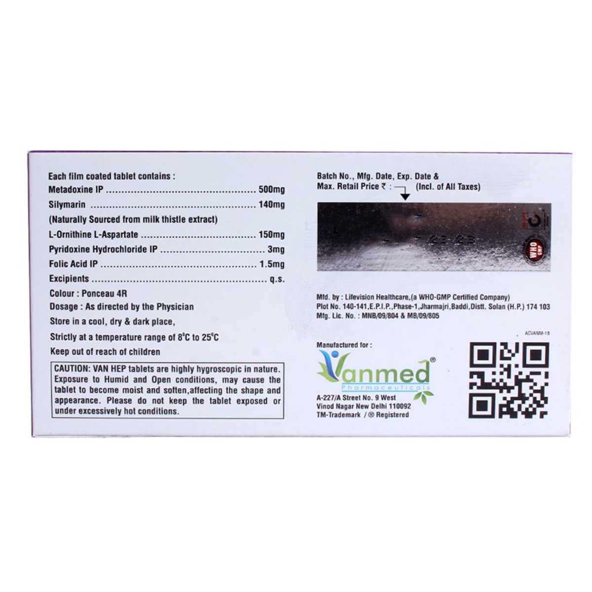 Vanhep Tablet 10's, Pack of 10 TabletS Vanhep Tablet 10's, Pack of 10 TabletS