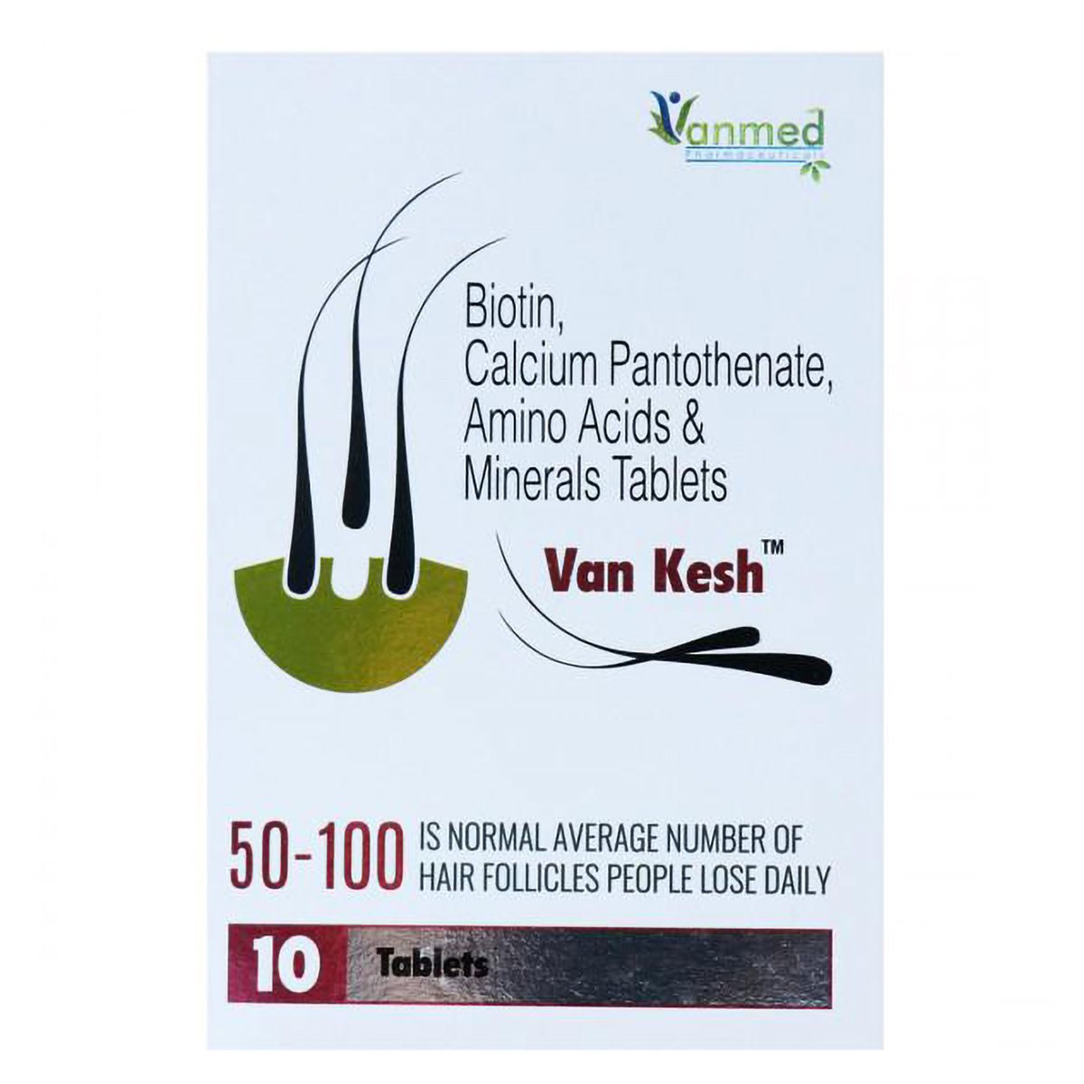 Van Kesh Tablet 10's, Pack of 10 Van Kesh Tablet 10's, Pack of 10