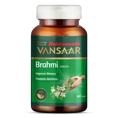 Baidyanath Vansaar Brahmi, 60 Tablets, Pack of 1