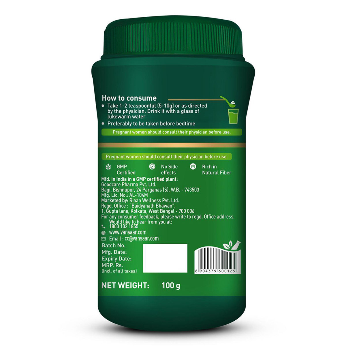 Baidyanath Vansaar Gut Relief Sugar Free Powder, 100 gm, Pack of 1 Baidyanath Vansaar Gut Relief Sugar Free Powder, 100 gm, Pack of 1