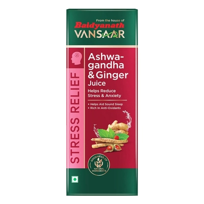 Baidyanath Vansaar Ashwagandha &amp; Ginger Juice, 1000 ml, Pack of 1