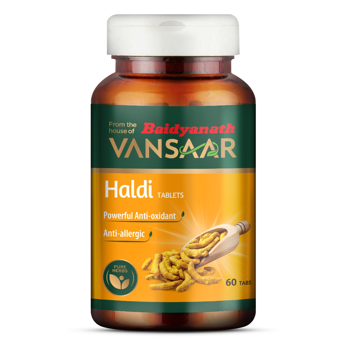 Baidyanath Vansaar Haldi, 60 Tablets, Pack of 1 Baidyanath Vansaar Haldi, 60 Tablets, Pack of 1