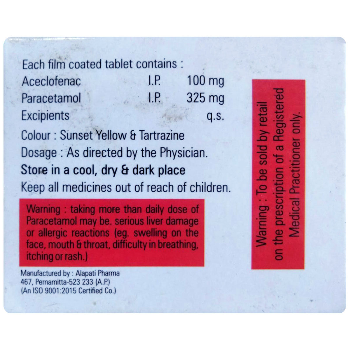 Vanidol Tablet 10's, Pack of 10 TABLETS Vanidol Tablet 10's, Pack of 10 TABLETS