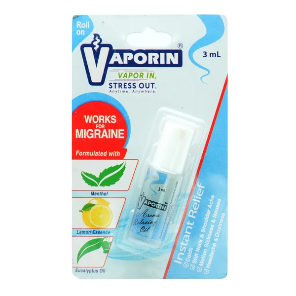 Vaporin Aroma Relaxing Oil Roll-On, 3 ml, Pack of 1
