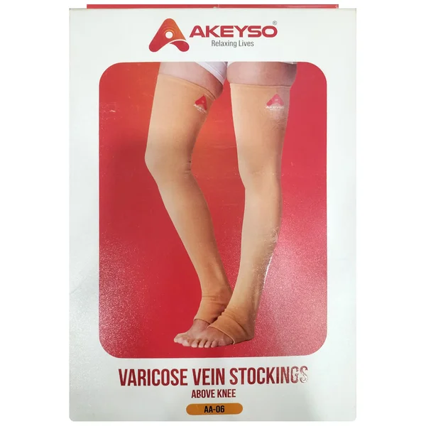 Akeyso Varicose Veins Stocking Above Knee Large Aa-06, 1 Count