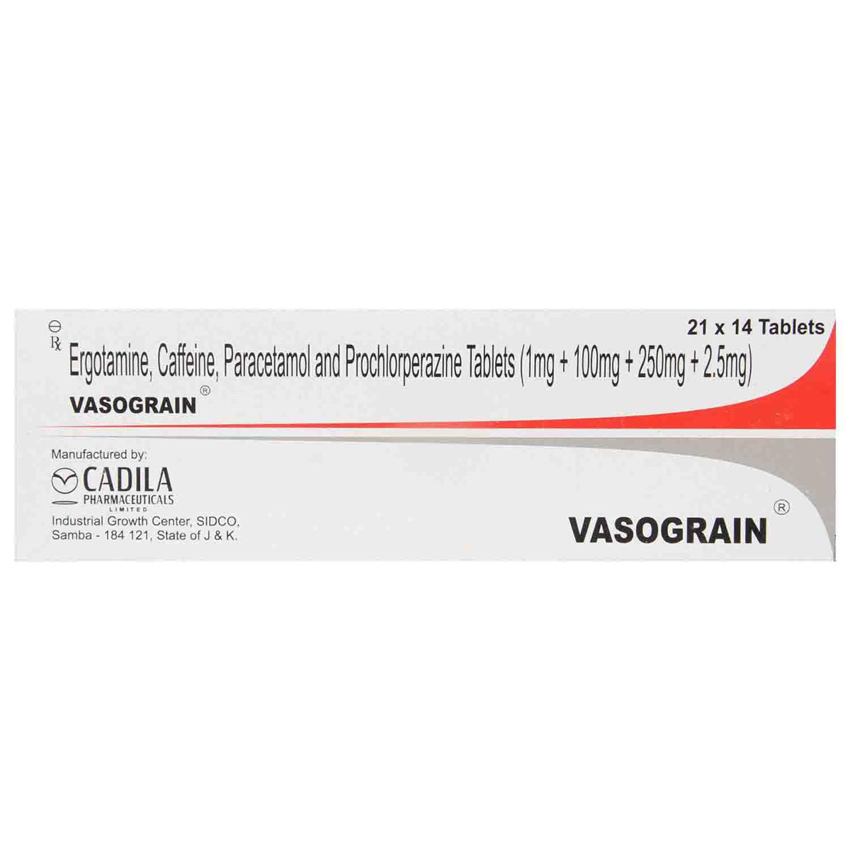 Buy Vasograin Tablet 14's Online