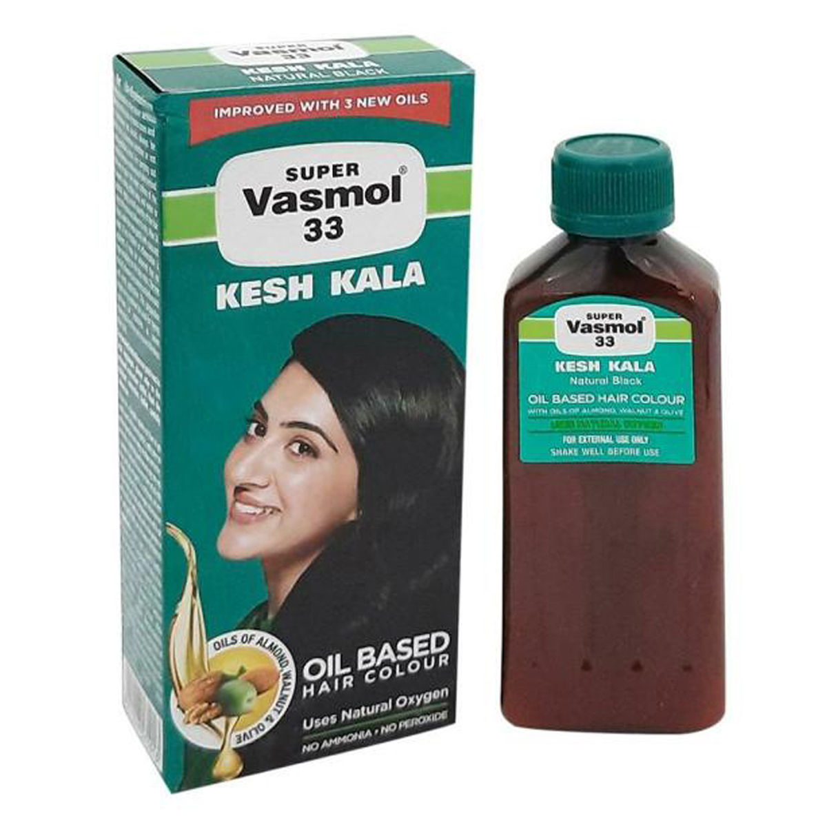 Buy Super Vasmol 33 Kesh Kala Hair Oil, 100 ml Online