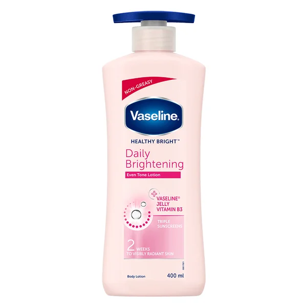 Vaseline Healthy Bright Daily Brightening Body Lotion, 400 ml, Pack of 1