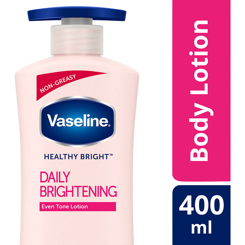 Vaseline Healthy Bright Daily Brightening Body Lotion, 400 ml, Pack of 1 
