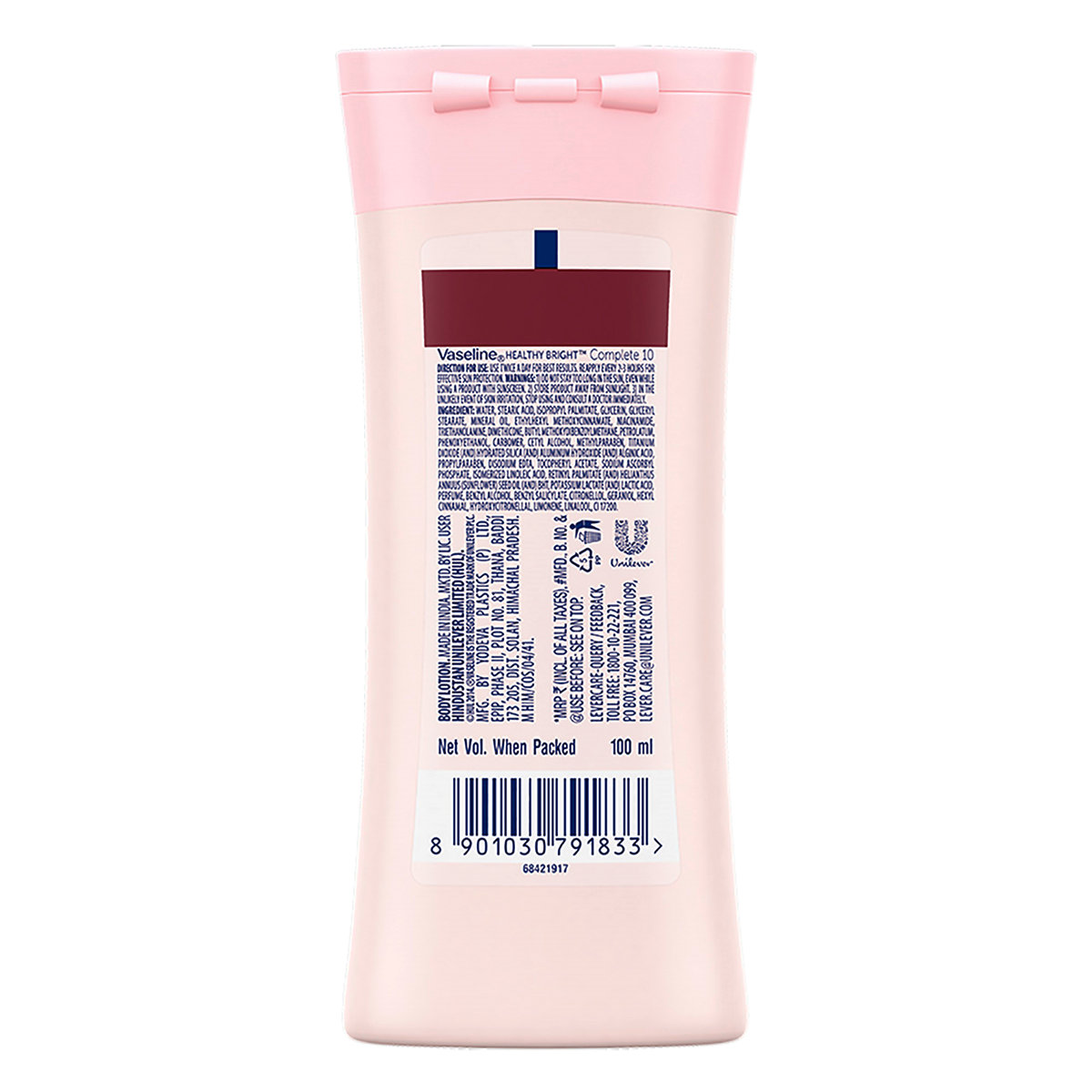 Vaseline Healthy Bright Complete10 Anti-Ageing Lotion, 100 ml, Pack of 1 Vaseline Healthy Bright Complete10 Anti-Ageing Lotion, 100 ml, Pack of 1