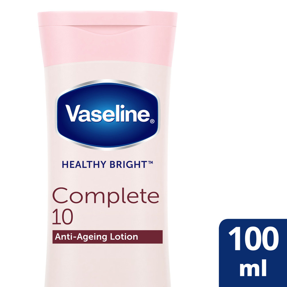 Vaseline Healthy Bright Complete10 Anti-Ageing Lotion, 100 ml, Pack of 1 Vaseline Healthy Bright Complete10 Anti-Ageing Lotion, 100 ml, Pack of 1