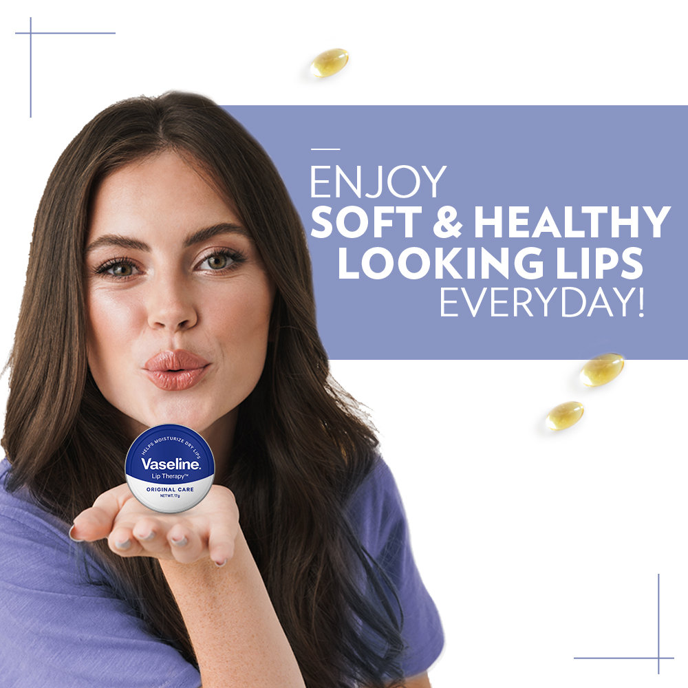 Vaseline Lip Therapy Original Lip Balm 17 gm | Infused With Vitamin E | Hydrates & Moisturises Dry Lips Everyday | Give Natural & Glossy Shine, Pack of 1 Vaseline Lip Therapy Original Lip Balm 17 gm | Infused With Vitamin E | Hydrates & Moisturises Dry Lips Everyday | Give Natural & Glossy Shine, Pack of 1