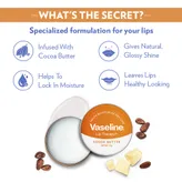 Vaseline Lip Therapy Cocoa Butter Lip Balm, 17 gm, Pack of 1