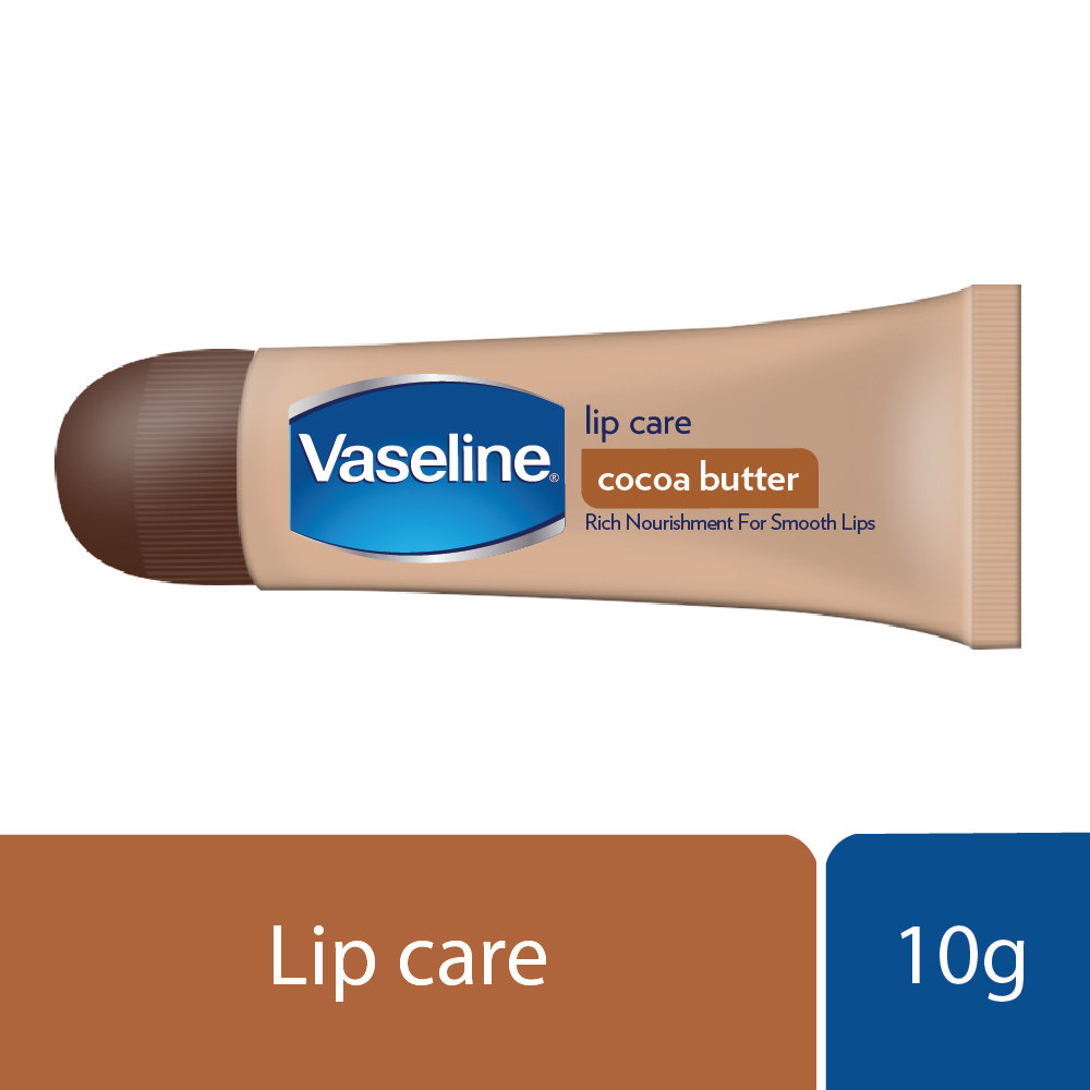 Vaseline Cocoa Butter Lip Care 10 gm | With 100% Pure Cocoa Butter | Long Lasting Intensive Moisturisation | Heal Dry, Dull & Cracked Lips | Gives Natural & Glossy Shine, Pack of 1 Vaseline Cocoa Butter Lip Care 10 gm | With 100% Pure Cocoa Butter | Long Lasting Intensive Moisturisation | Heal Dry, Dull & Cracked Lips | Gives Natural & Glossy Shine, Pack of 1
