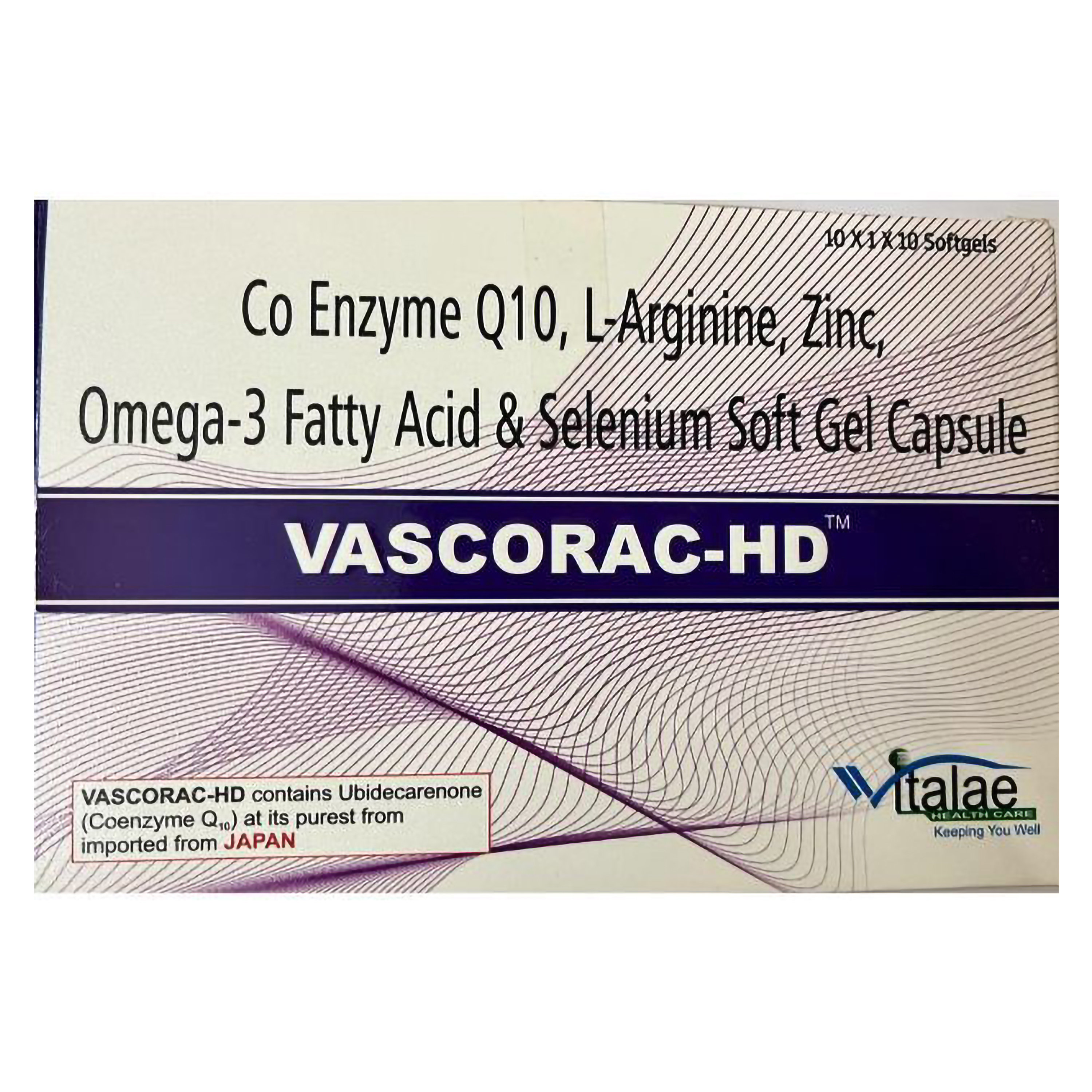 Vascorac-HD Softgel Capsule 10's, Pack of 10 Vascorac-HD Softgel Capsule 10's, Pack of 10