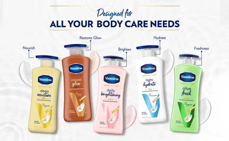 Vaseline Light Hydrate Intensive Care Body Lotion 90 Ml
