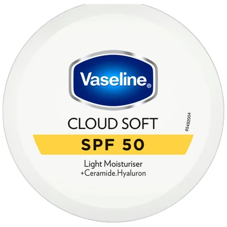 Vaseline Cloud Soft SPF 50 Light Moisturiser, 100 ml