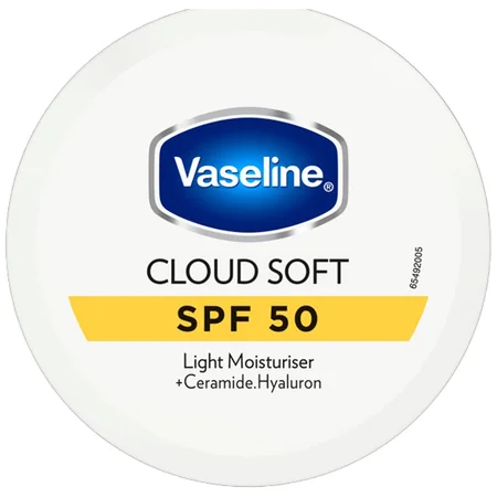 Vaseline Cloud Soft SPF 50 Light Moisturiser, 200 ml
