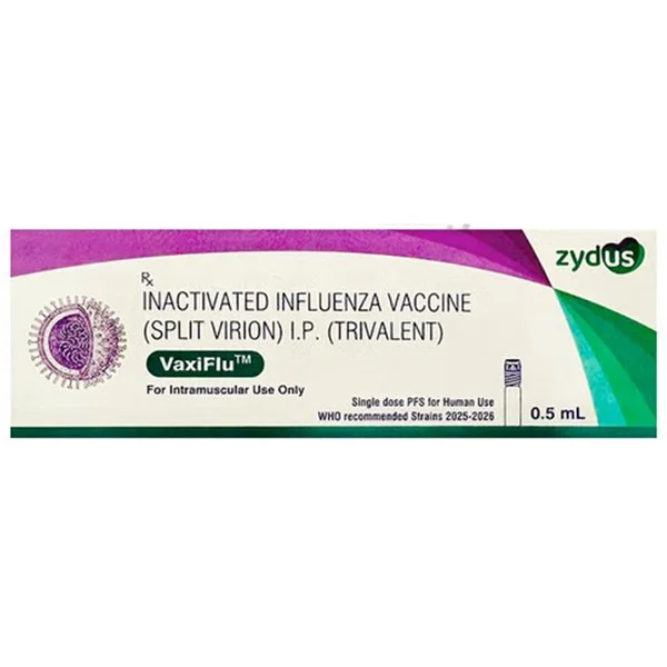 Vaxiflu Trivalent PFS Vaccine 0.5 ml