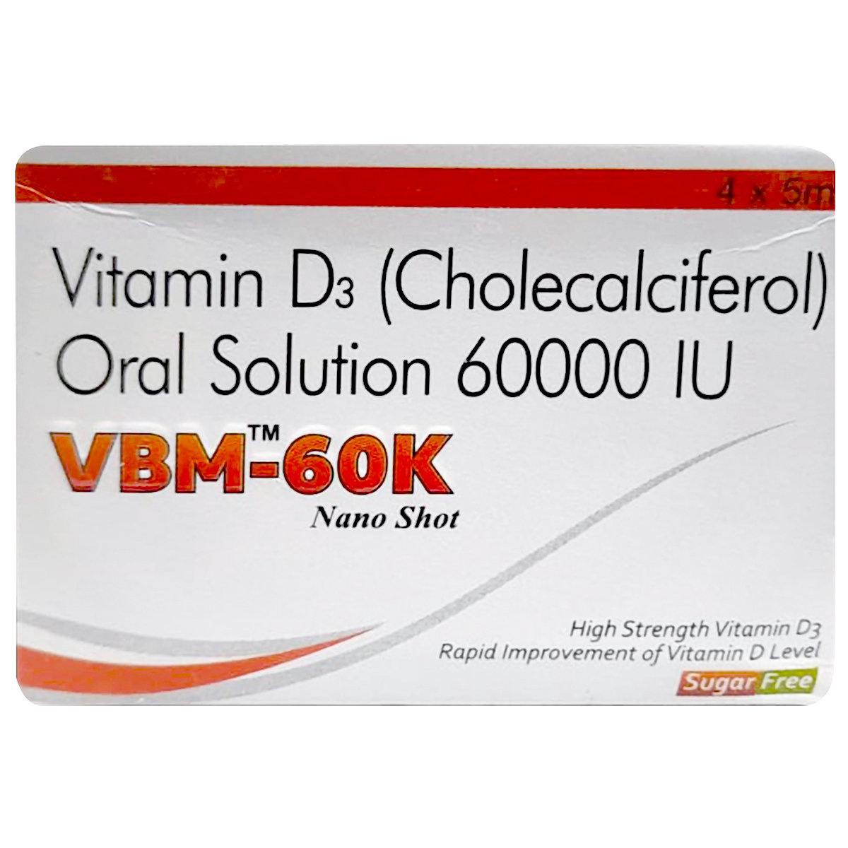 Vbm-60K Nano Shot Sugar Free Oral Solution 5 ml, Pack of 1 Vbm-60K Nano Shot Sugar Free Oral Solution 5 ml, Pack of 1