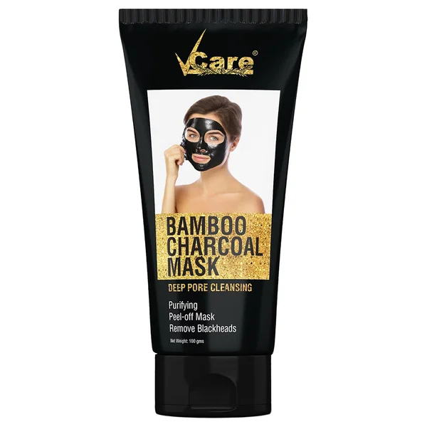 Vcare Bamboo Charcoal Mask, 100 gm