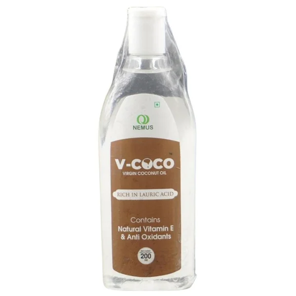 V-Coco Virgin Coconut Oil, 200 ml, Pack of 1