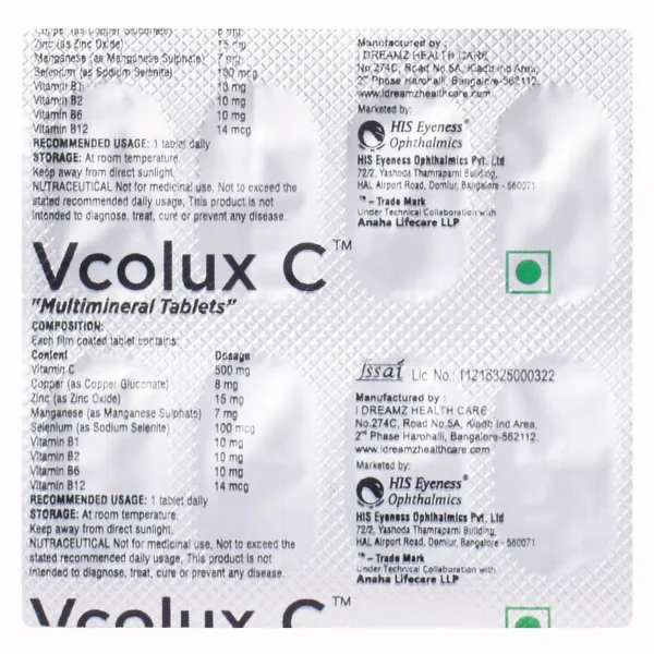 Vcolux C Tablet 10's