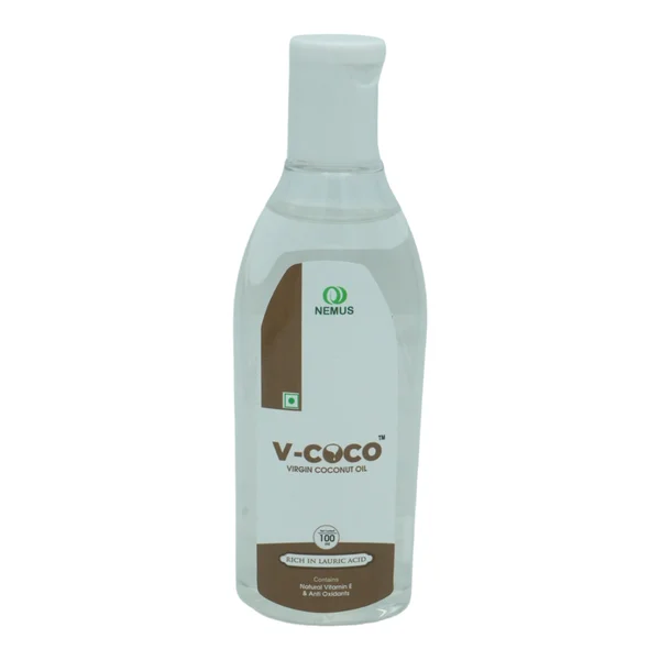 V-Coco Virgin Coconut Oil 100 ml, Pack of 1