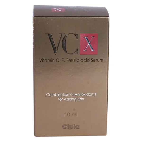 Vcx Serum 10 ml | Vitamin C, E &amp; Ferulic Acid | For Ageing Skin, Pack of 1