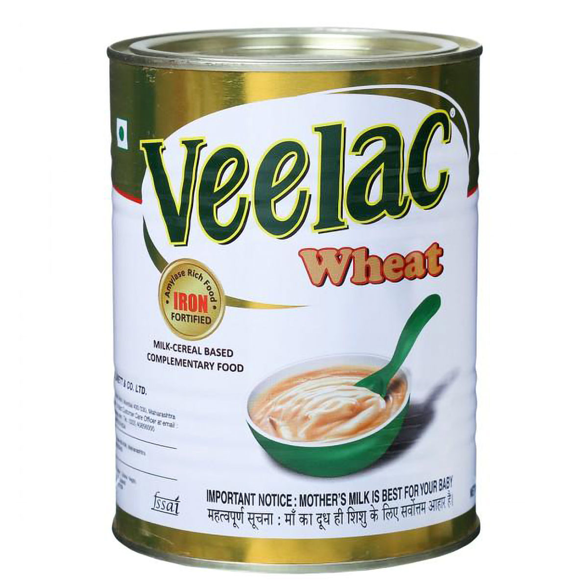 Buy Veelac  Wheat Powder Baby Cereal, 400 gm Tin Online