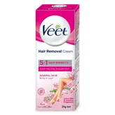 Veet 5 in 1 Skin Benefits Hair Removal Cream For Normal Skin, 25 gm, Pack of 1