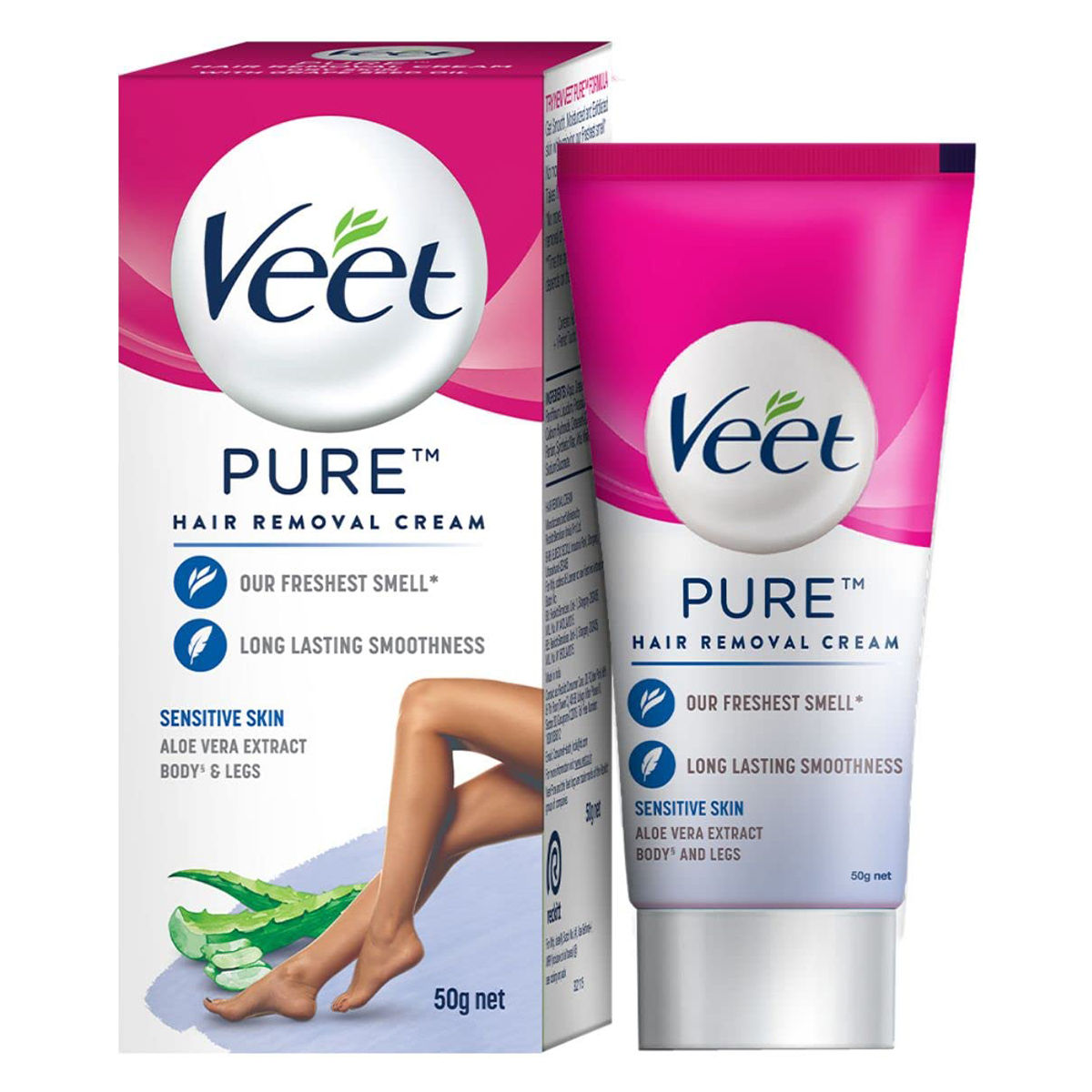 Buy Veet 5 in 1 Skin Benefits Hair Removal Cream for Sensitive Skin, 50 gm Online