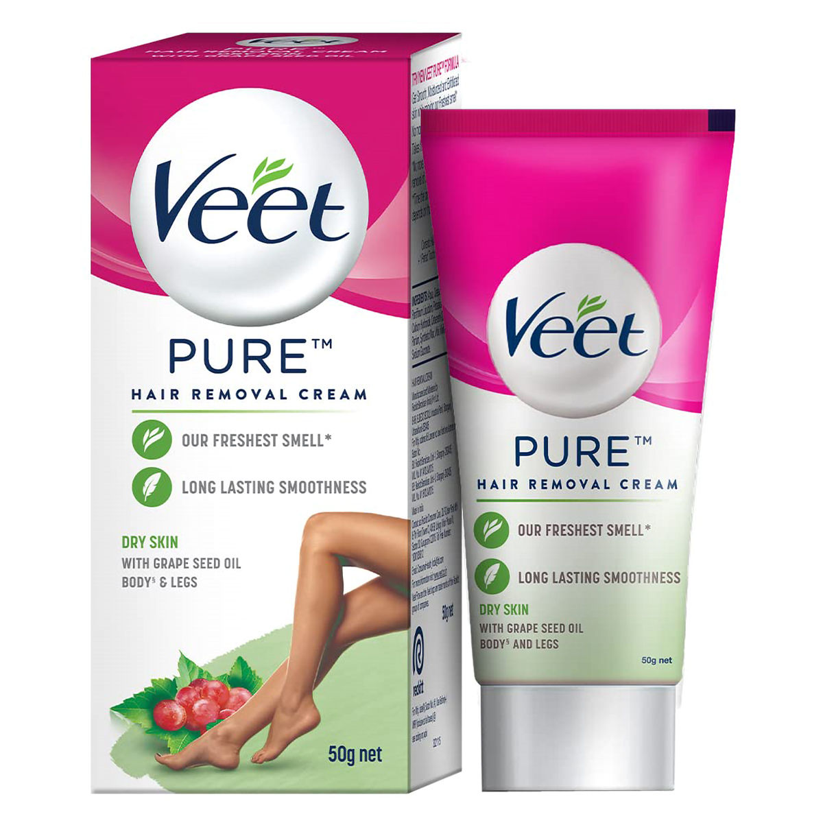 Buy Veet Pure Hair Removal Cream for Dry Skin, 50 gm Online