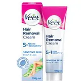 Veet Hair Removal Cream for Sensitive Skin, 100 gm, Pack of 1